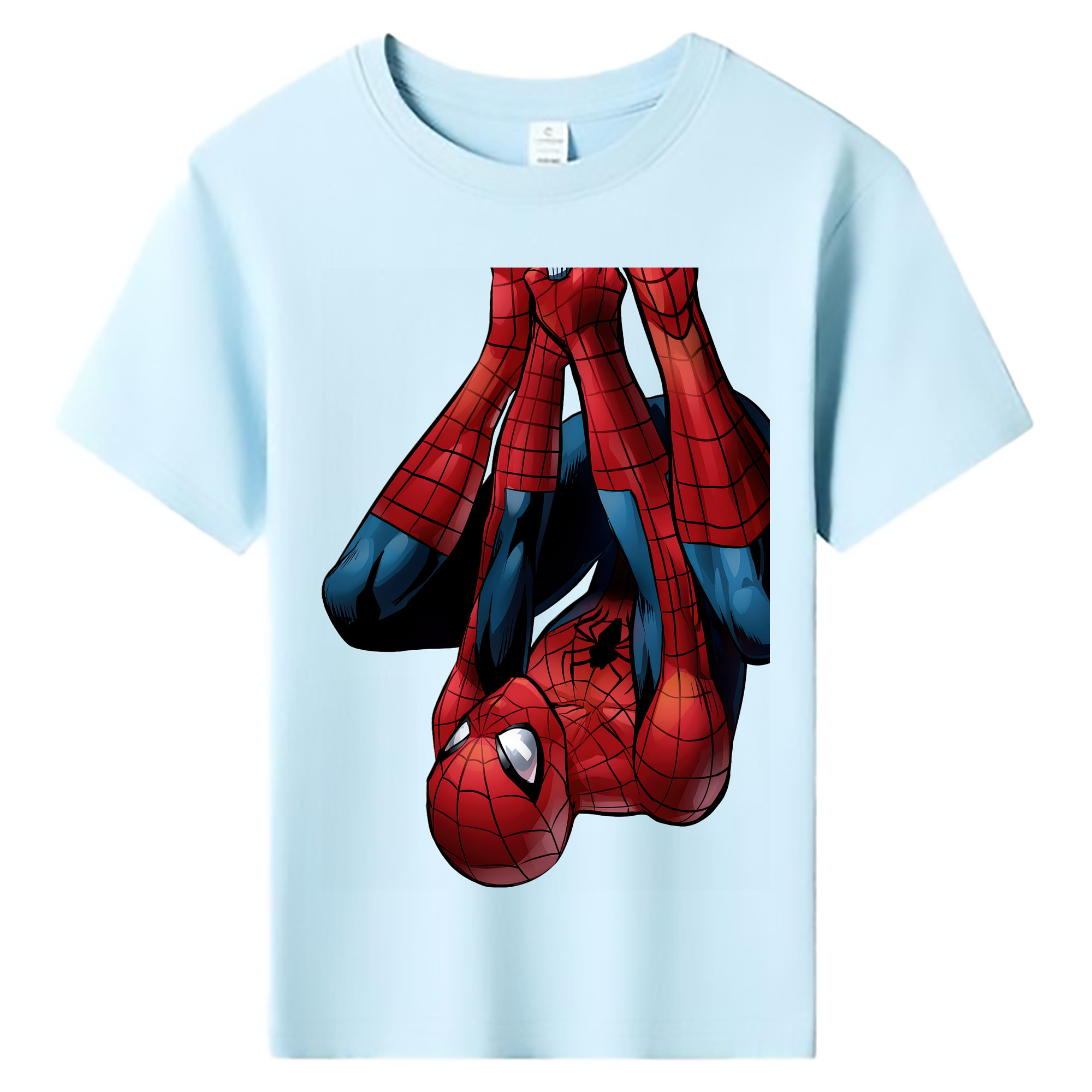 （画像用） Spider Man スパイダーマン 綿100％キッズTシャツ（フロントプリント）
